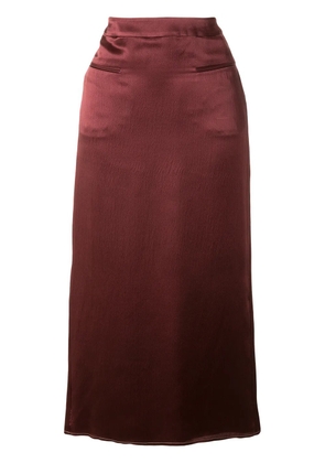 Rejina Pyo fitted ruched sides skirt - Purple