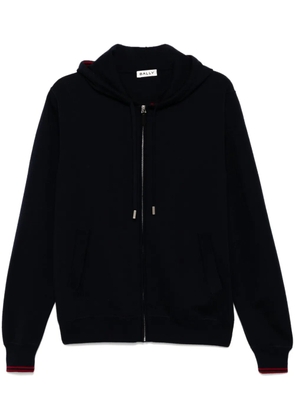 Bally knitted hooded jacket - Blue