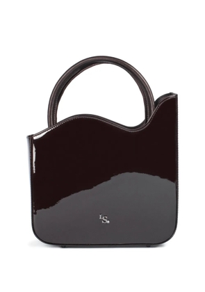 Le Silla mini Ivy leather cross-body bag - Brown