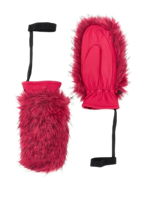 Goldbergh Hill leather ski gloves - Red