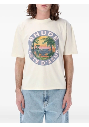 RHUDE graphic-print T-shirt - White