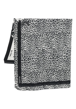 Blugirl animal-print scarf - Black
