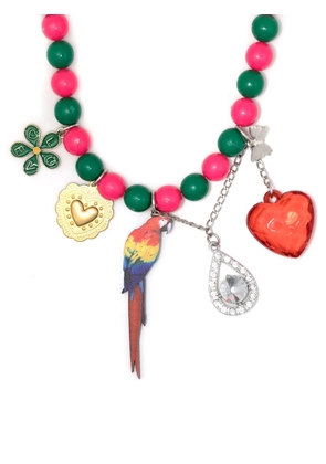 Amir Slama Bijoux charm-detail beaded necklace - Multicolour