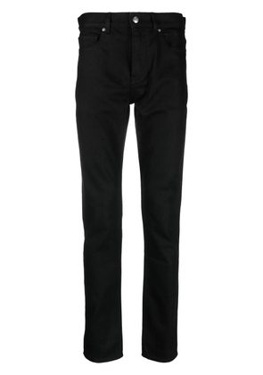 Zadig&Voltaire logo-patch straight-leg jeans - Black