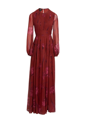 Giambattista Valli floral-print maxi dress - Red