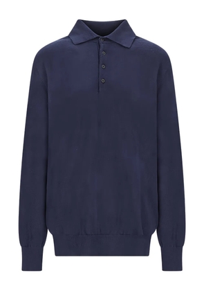 Canessa polo-neck sweater - Blue