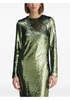 Day Birger Et Mikkelsen sequin long-sleeves midi dress - Green
