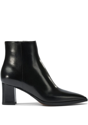 Santoni 65mm leather ankle boots - Black