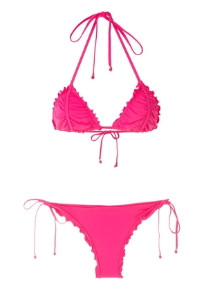 Amir Slama ripple effect bikini set - Pink