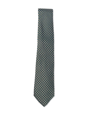 Canali patterned tie - Green