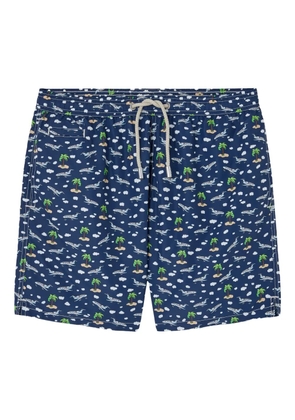 MC2 Saint Barth all-over printed swim shorts - Blue