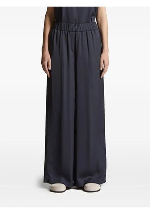 Peserico elastic-waist wide-leg trousers - Blue