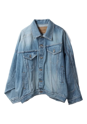 Doublet asymmetric denim jacket - Blue