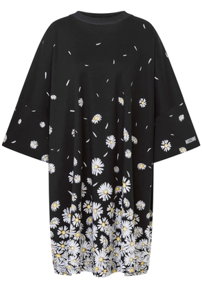 Moschino floral-print mini dress - Black