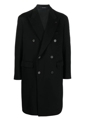 Tagliatore double-breasted button coat - Black