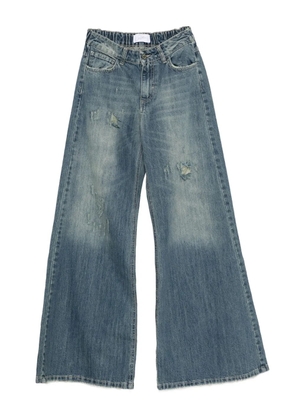 SO ALLURE elasticated-waistband jeans - Blue