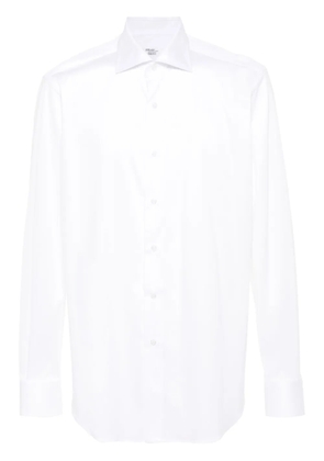 Fray cotton jersey shirt - White