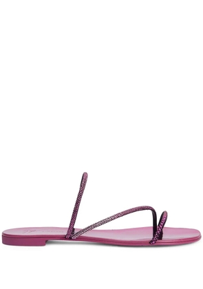 Giuseppe Zanotti Julianne flat sandals - Pink