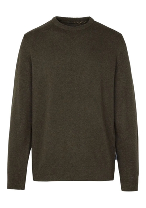 Barbour elbow-patch wool sweater - Green
