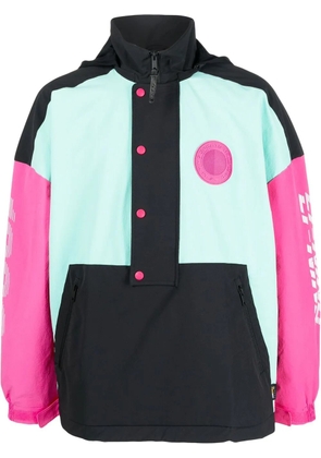 Li-Ning logo print hooded jacket - Black