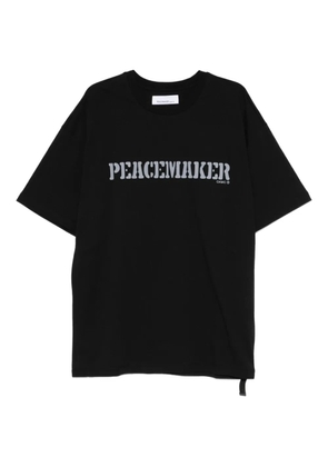 OAMC Peacemaker flower-graphic T-shirt - Black