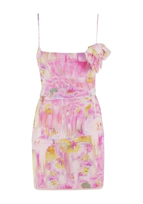 Blumarine floral-print minidress - Pink