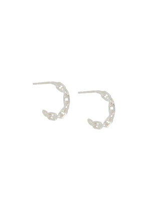 Wouters & Hendrix chain hoop earrings - Silver