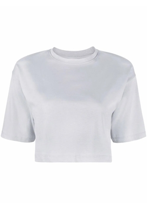 LouLou de Saison GUPO cropped short-sleeve T-shirt - Grey