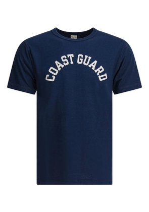 Buzz Ricksons Coast Guard cotton T-shirt - Blue