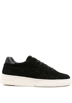D.A.T.E. suede lace-up low-top sneakers - Black