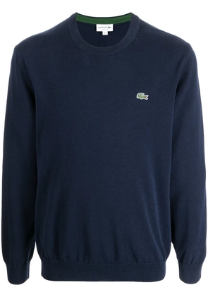 Lacoste logo embroidery sweatshirt - Blue