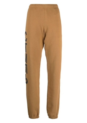 Heron Preston logo-print track pants - Brown