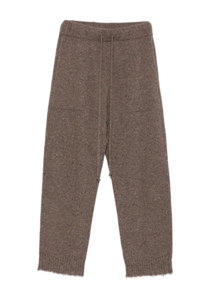 Uma Wang cashmere straight-leg trousers - Brown