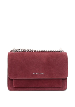 Michael Michael Kors suede shoulder bag - Red