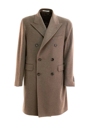 Tagliatore double-breasted coat - Brown