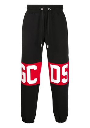 GCDS logo print track pants - Black