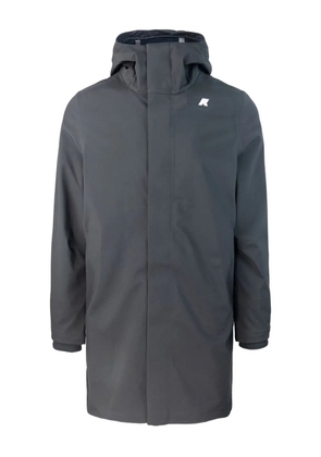 K-Way Tommy zip-fastening coat - Black