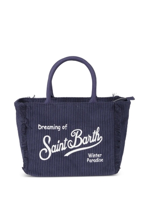MC2 Saint Barth Colette corduroy tote bag - Blue