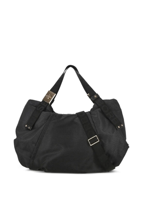Borbonese medium Fold Top tote bag - Black