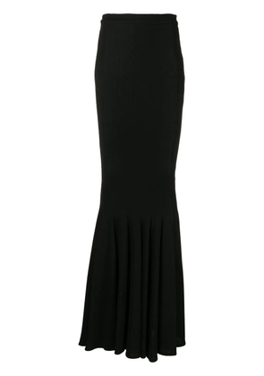Zuhair Murad stretch-jersey long mermaid skirt - Black