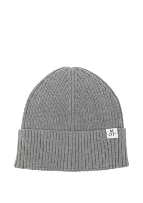 Marc O'Polo ribbed label cap - Grey
