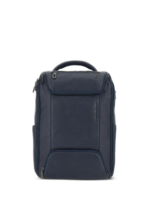 PIQUADRO leather backpack - Blue