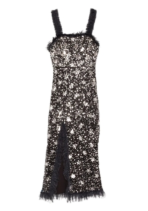 Needle & Thread shooting stars cami ballerina dress - Black