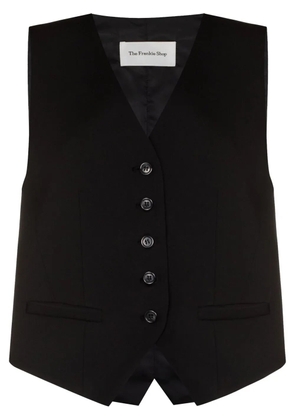 The Frankie Shop Gelso single-breasted waistcoat - Black