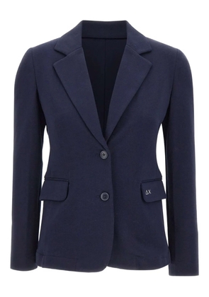 Sun68 notched-lapels two-button blazer - Blue