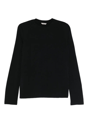 Auralee long-sleeve T-shirt - Black