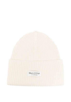 Marc O'Polo logo-patch cap - White