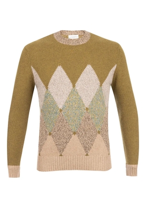 Ballantyne argyle crew-neck sweater - Green