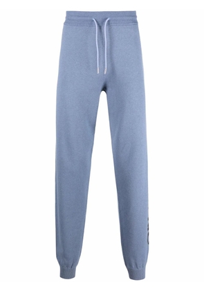 Kenzo logo print track pants - Blue