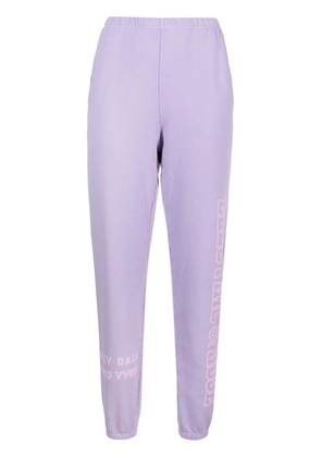 ELECTRIC & ROSE Siesta logo-print track pants - Purple